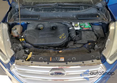 2017 Ford Escape Titanium z USA, uszkodzony, nr VIN 1FMCU9J98HUD31296